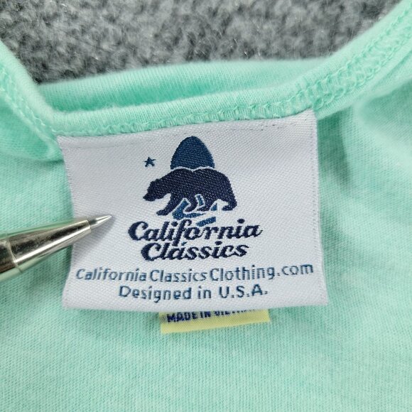 Monterey California Shirt Women's Small Green Life Is Well Graphic Short Sleeve - Picture 12 of 13